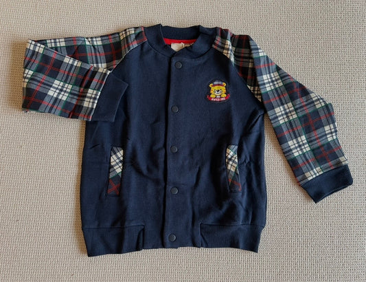 Gilet bleu marine avec manches pour garçons