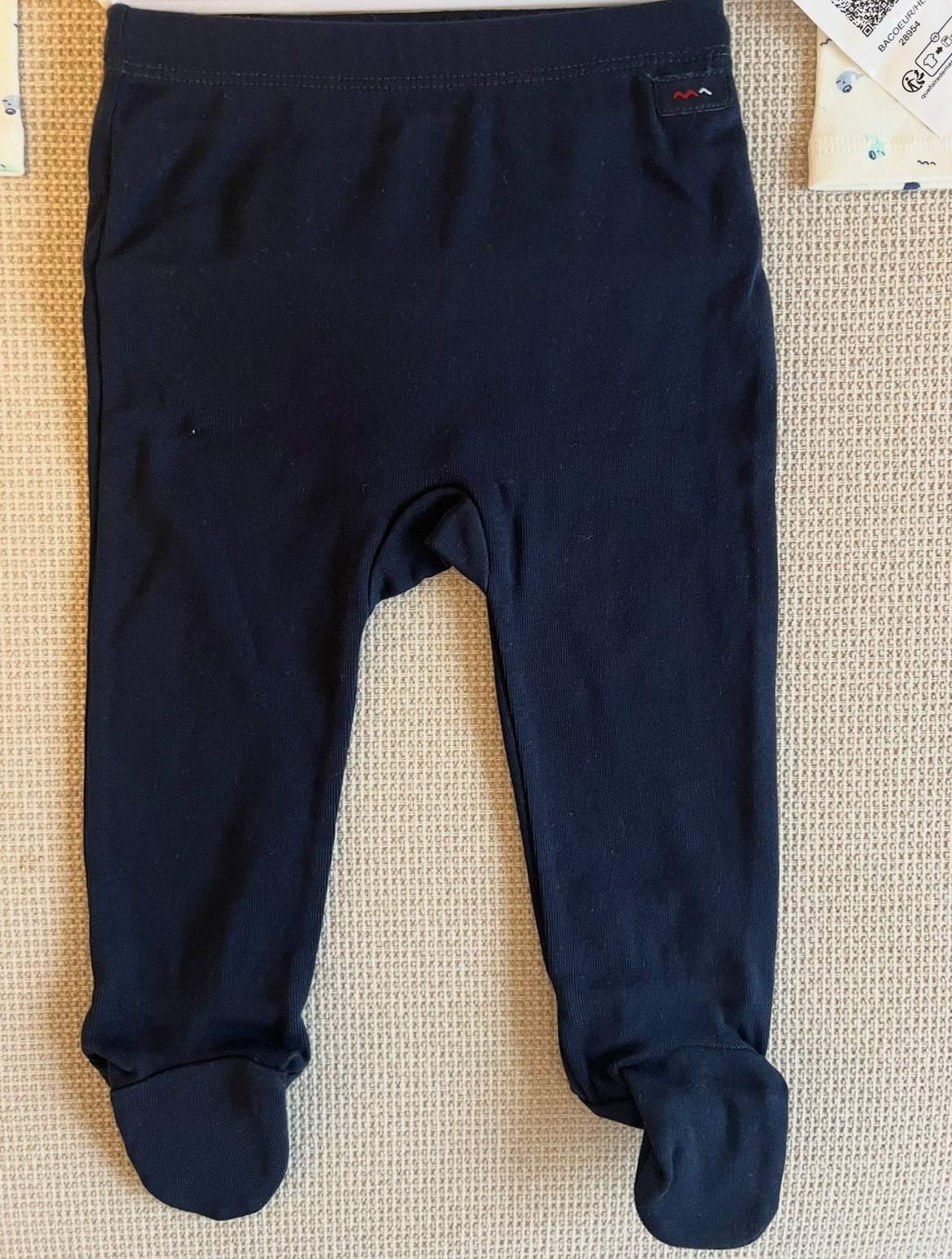 Ensemble 2 pcs cache-coeur avec pantalon bleu marine