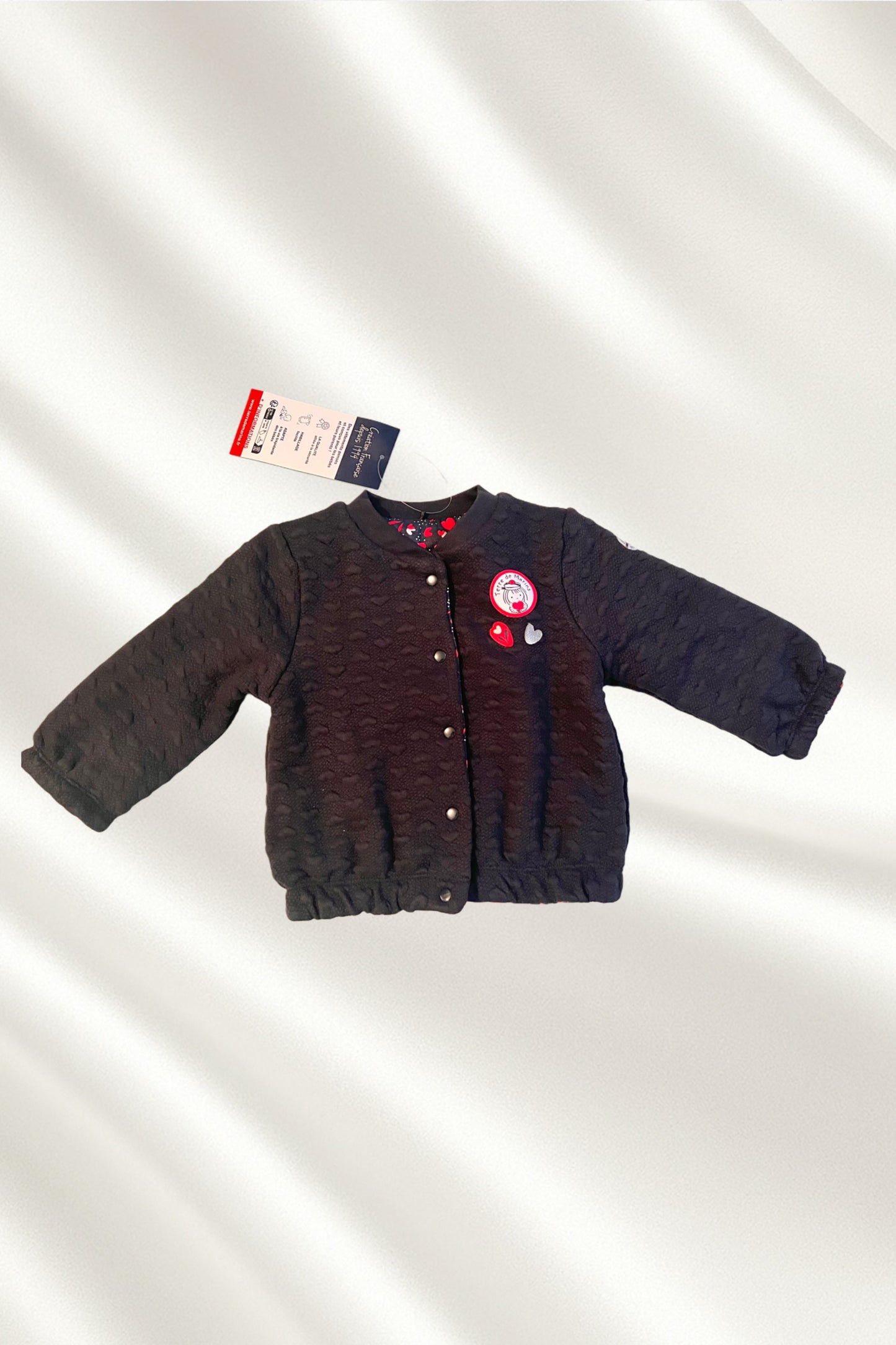 Veste pour filles bleu marine