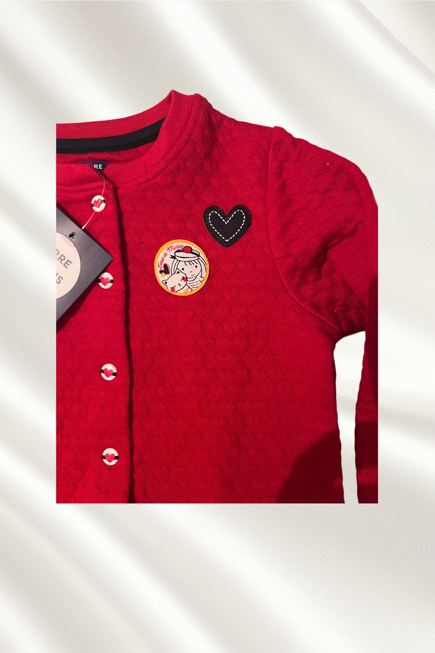 Robe rouge en molleton