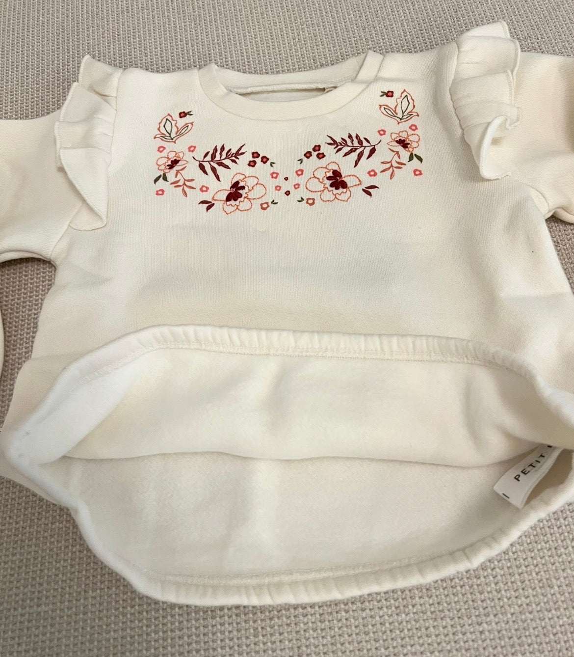 Ensemble 2 pcs sweat et pantalon en molleton orange