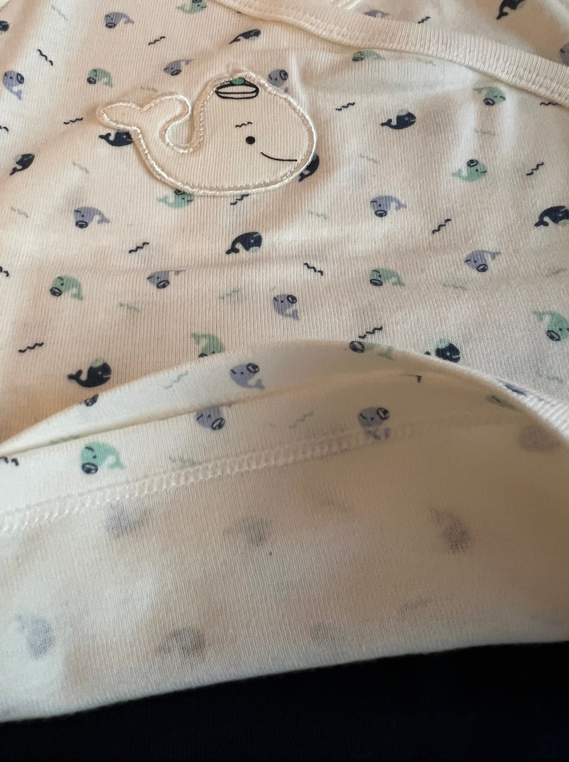 Ensemble 2 pcs cache-coeur avec pantalon bleu marine