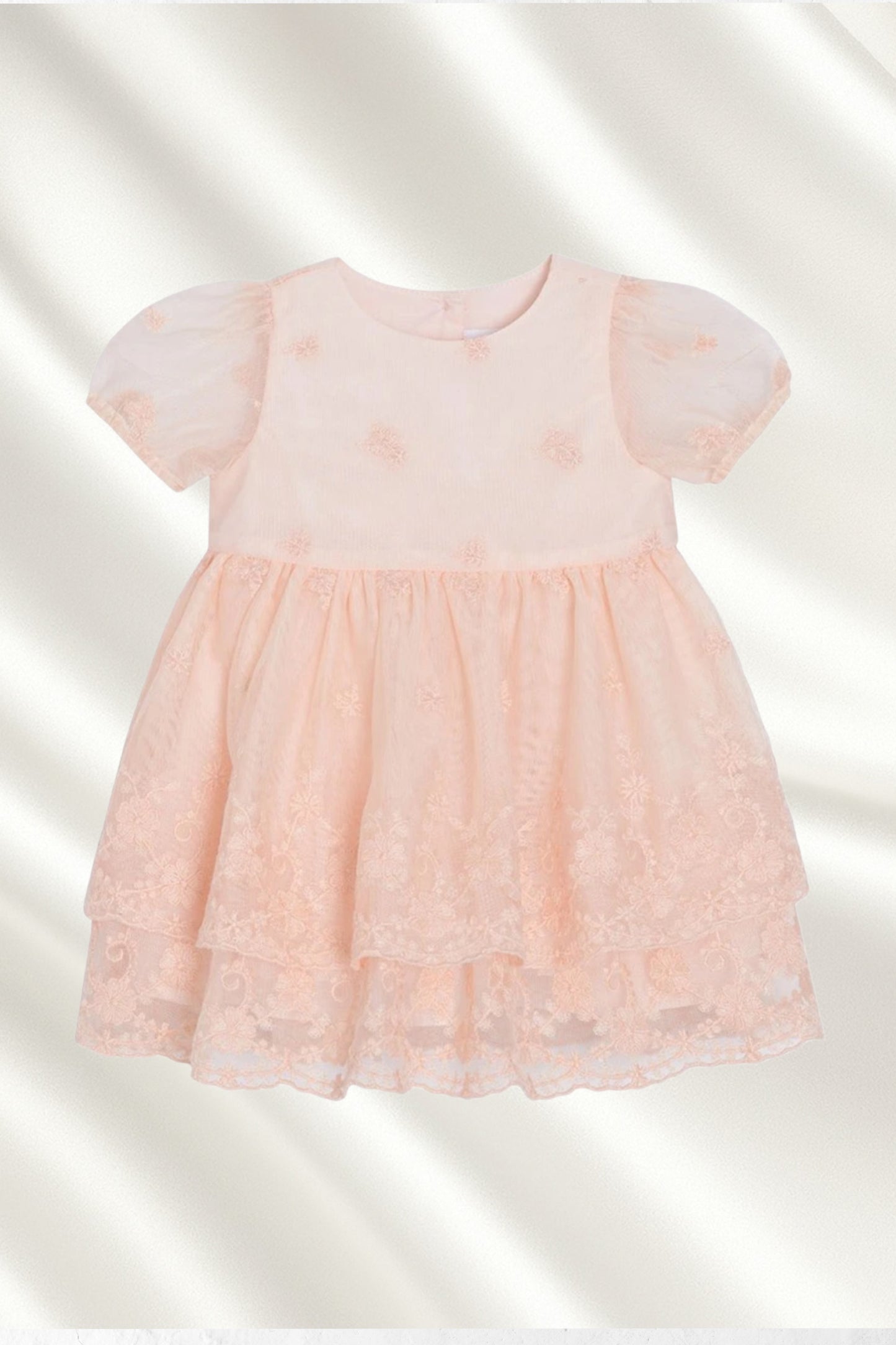 Robe anniversaire saumon