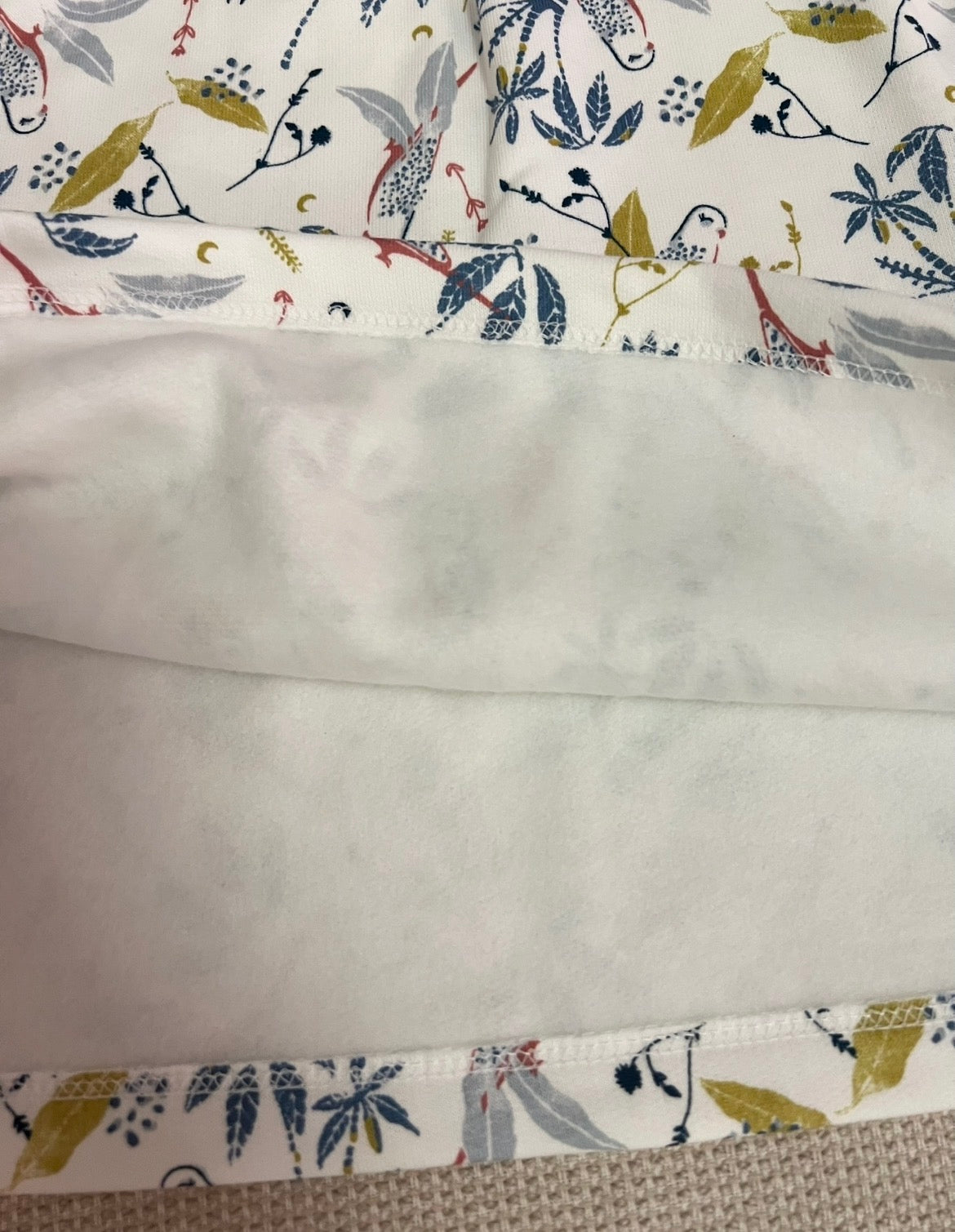 Robe bleue en molleton Bianca