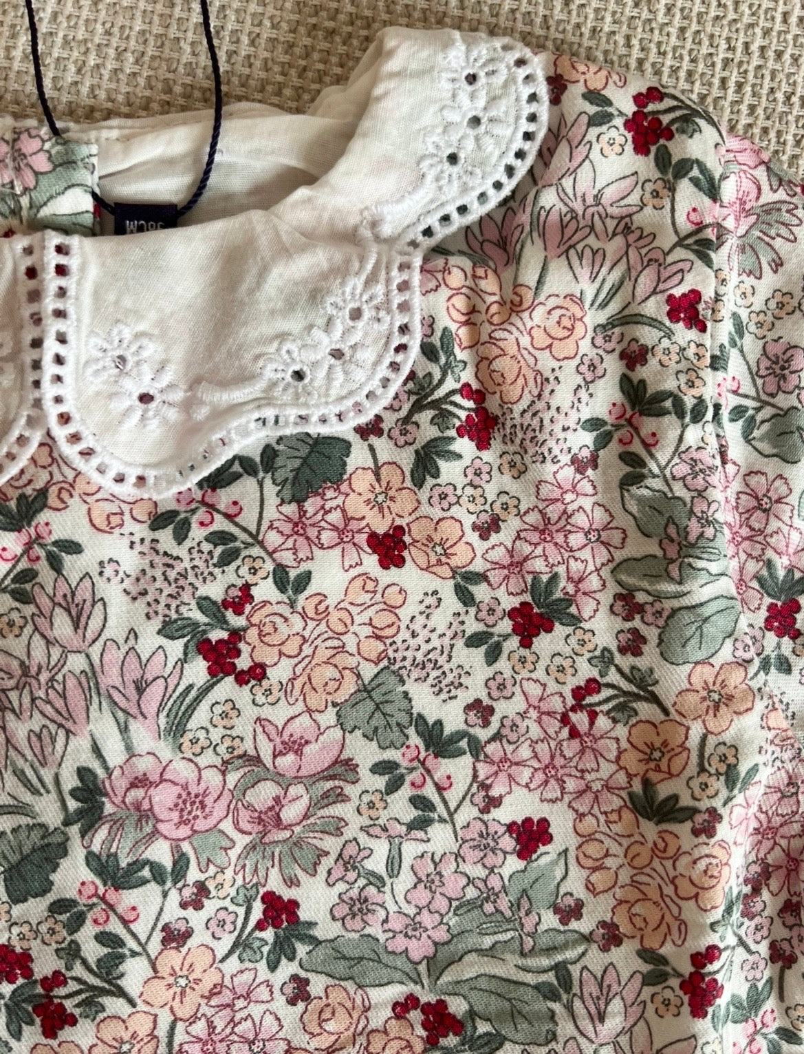Robe fleurie en rose