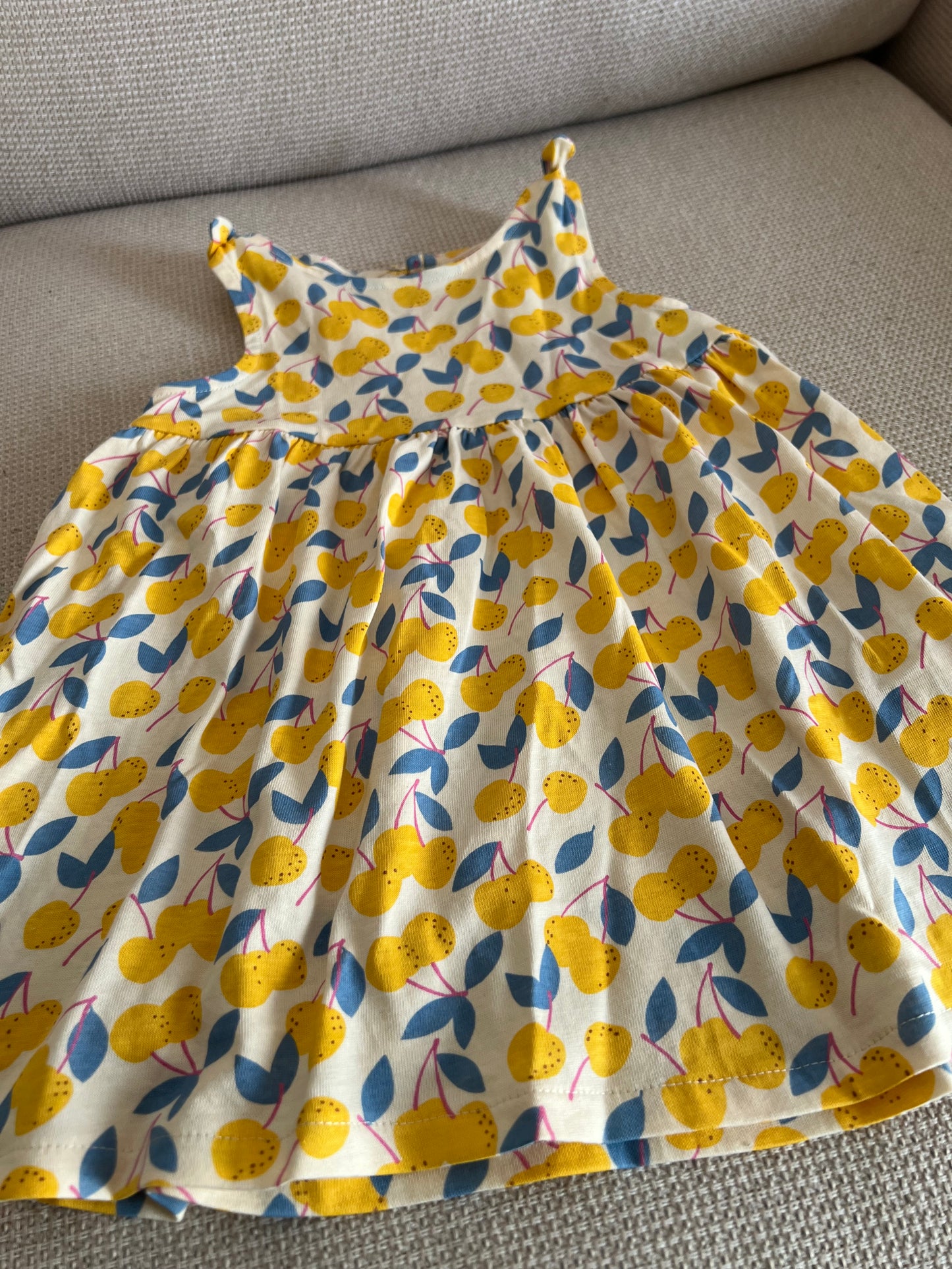 Robe fleurie Citron