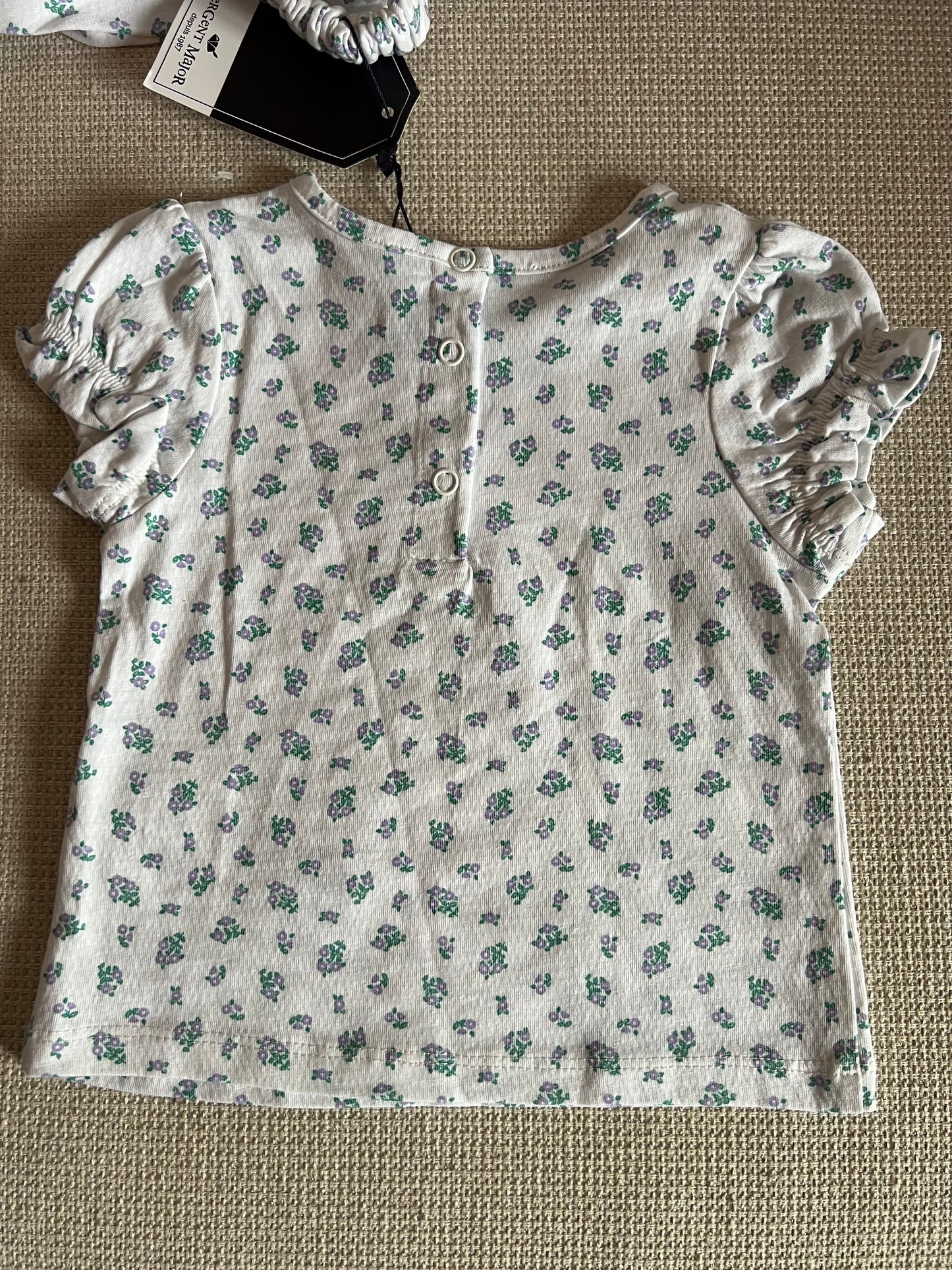 Ensemble 2 pcs chemise & short vert