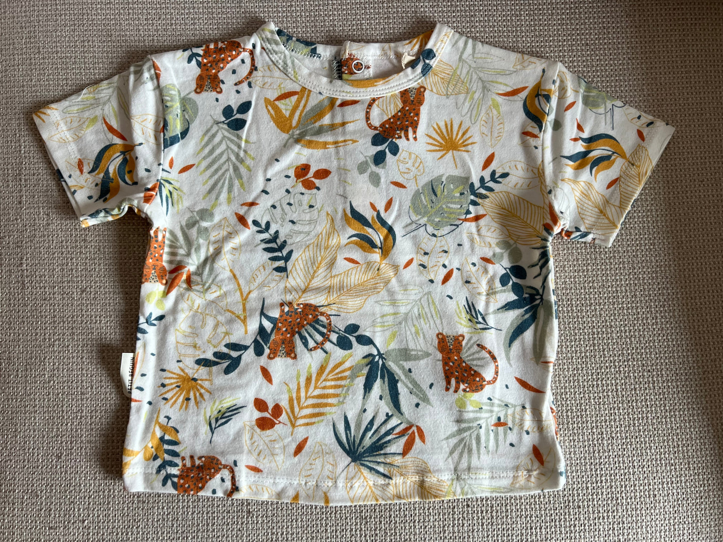 Ensemble 2 pcs Tshirt & short moutarde garçon