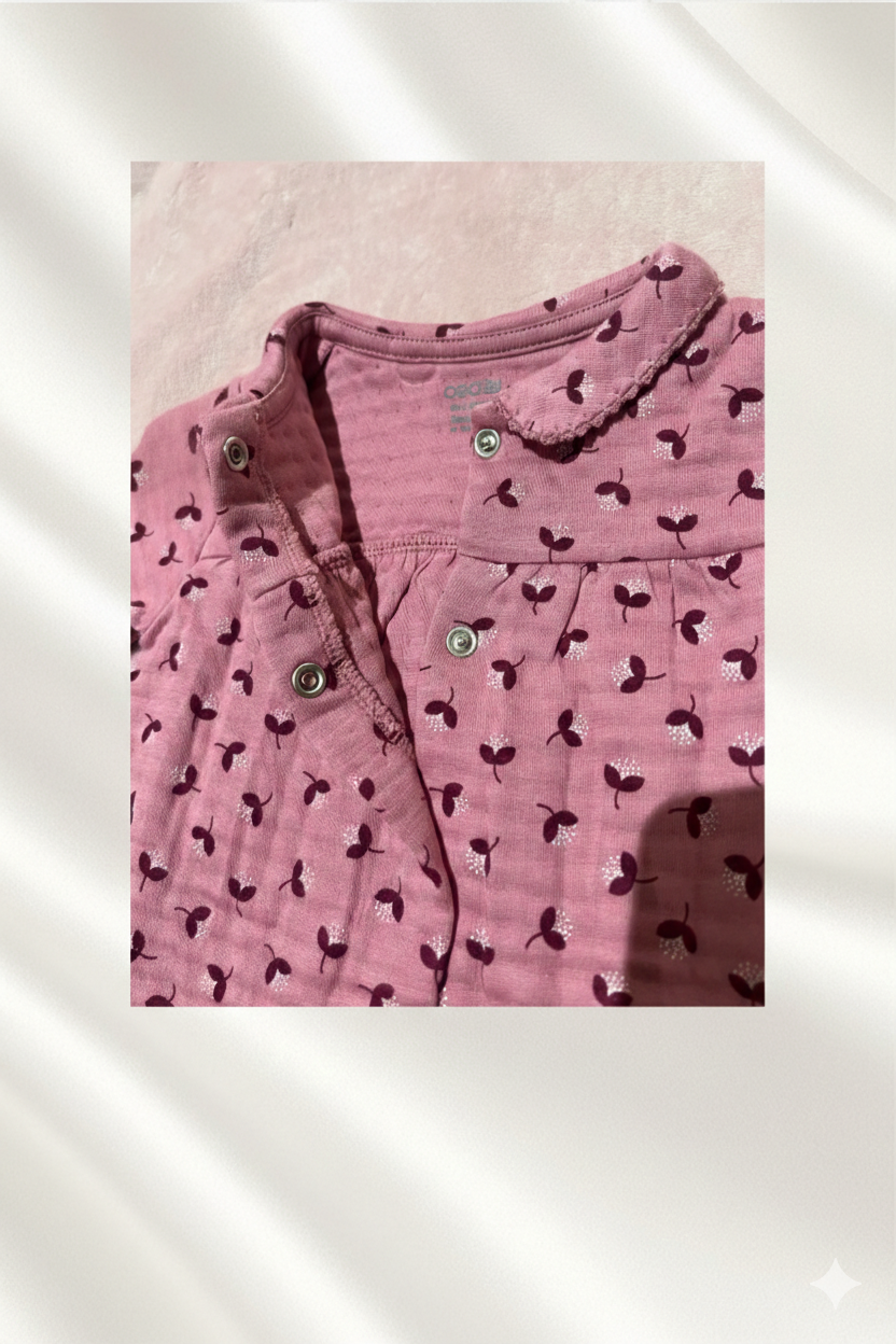 Robe avec legging Rose bordeau