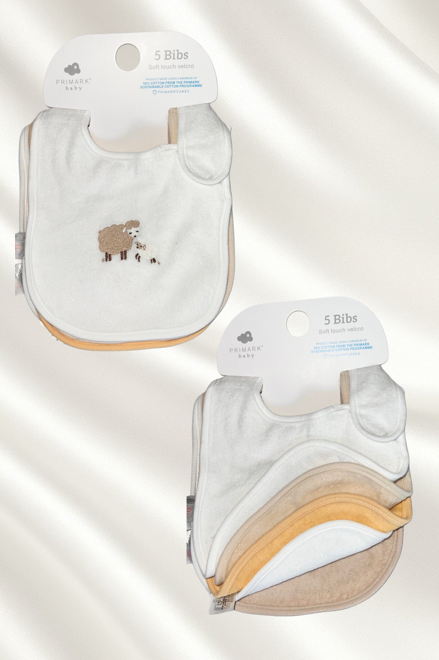 Pack 5 bavoirs bébés