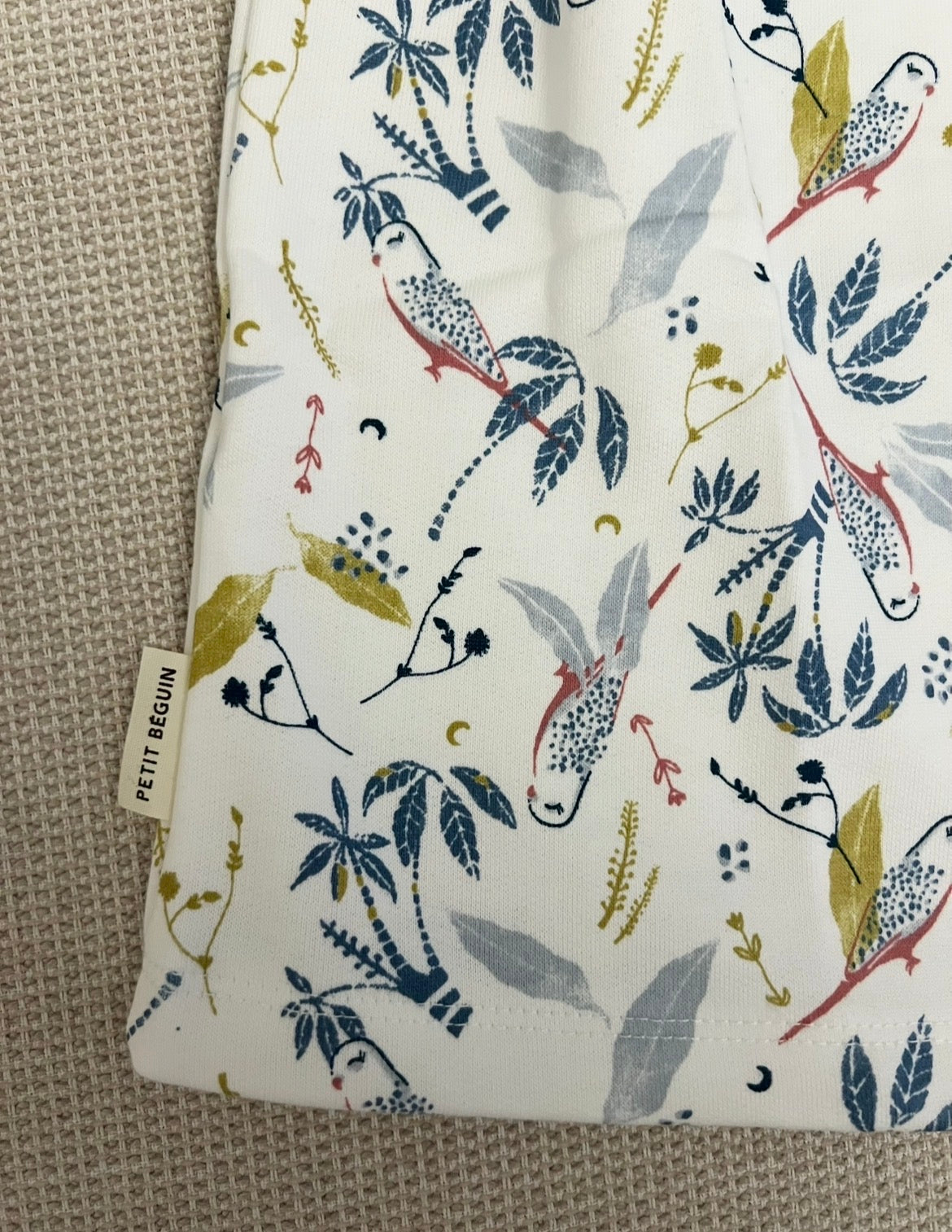 Robe bleue en molleton Bianca