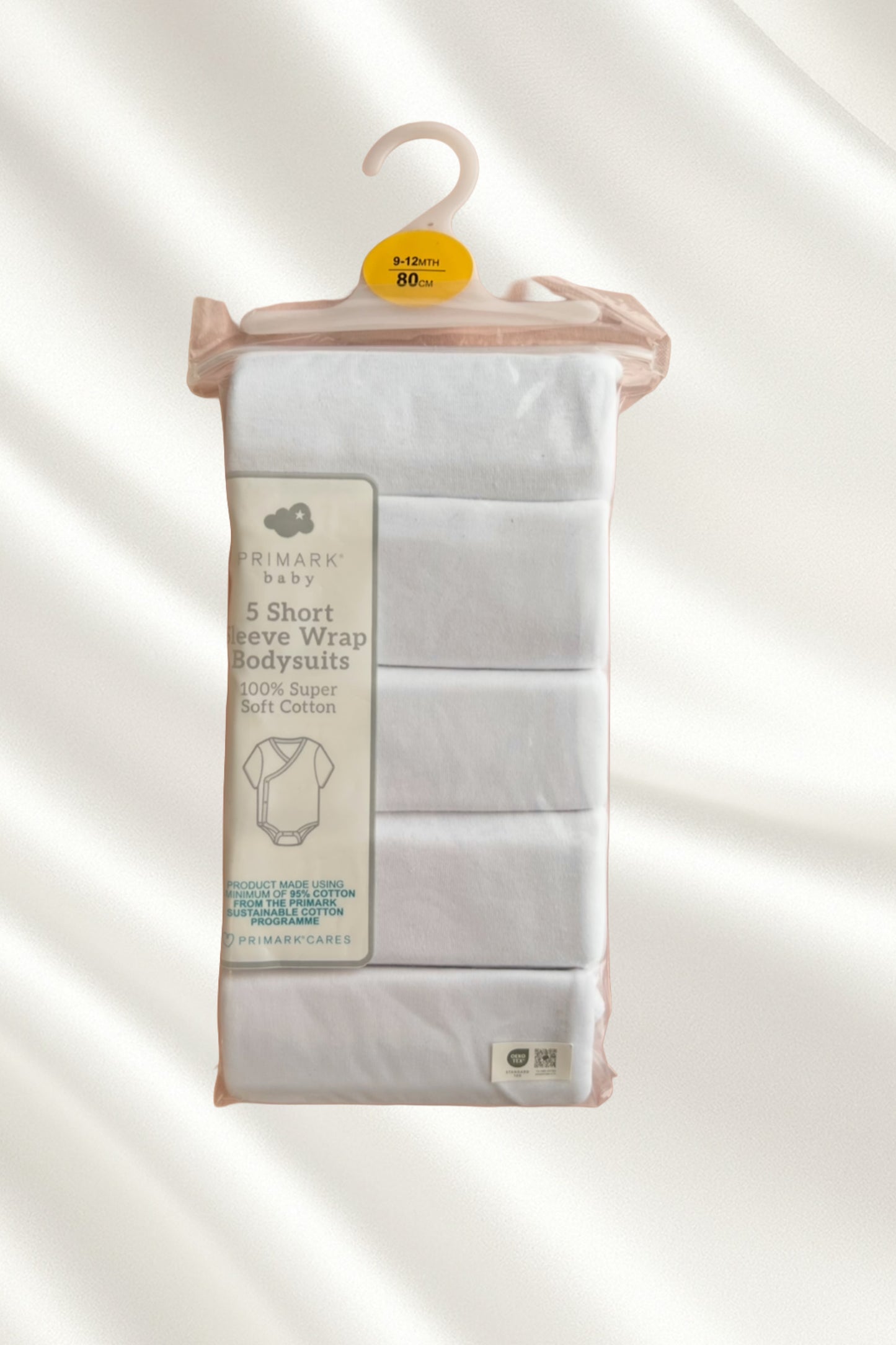 Pack 5 pcs Body cache coeur en Blanc