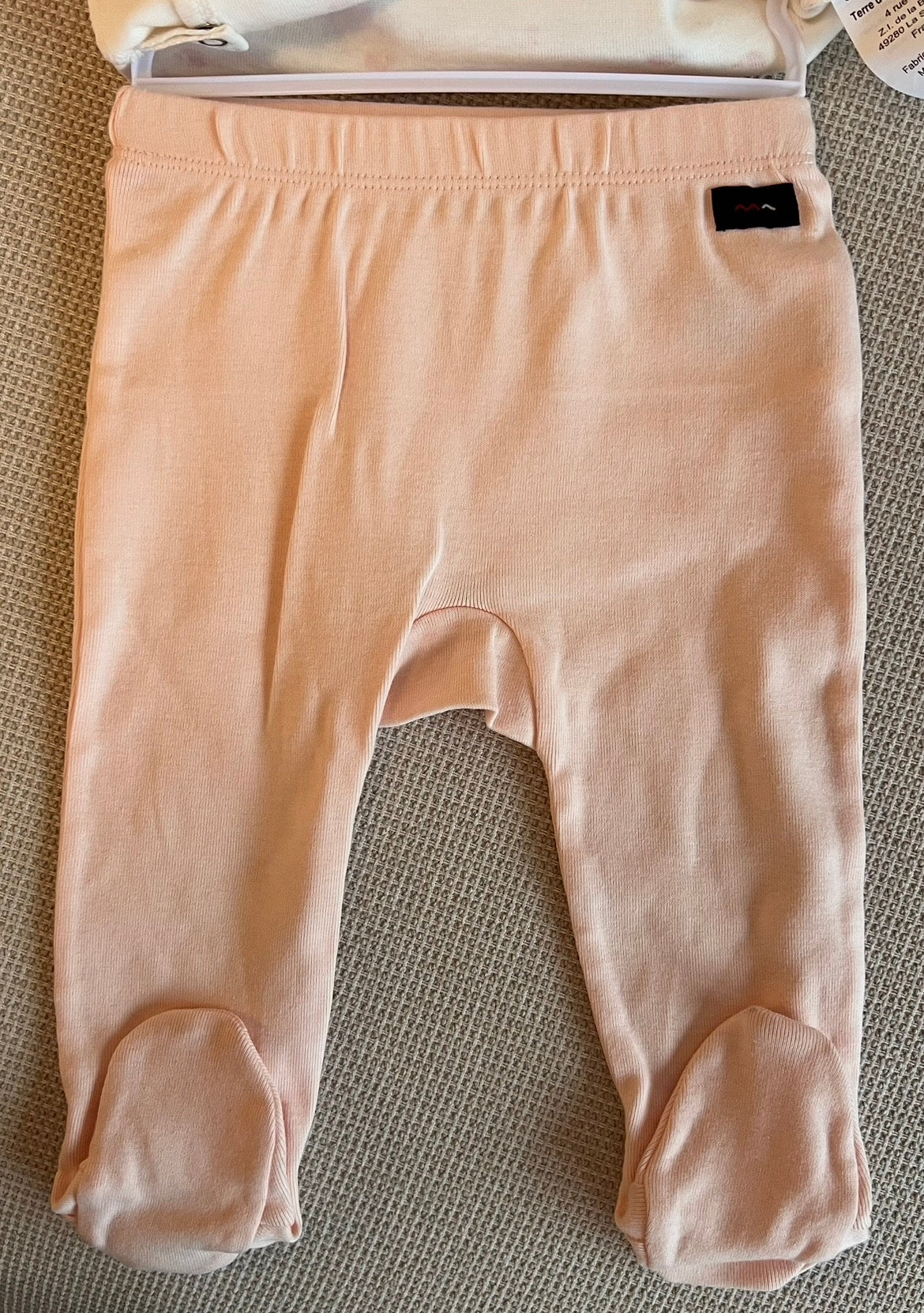 Ensemble cache-coeur avec pantalon Rose