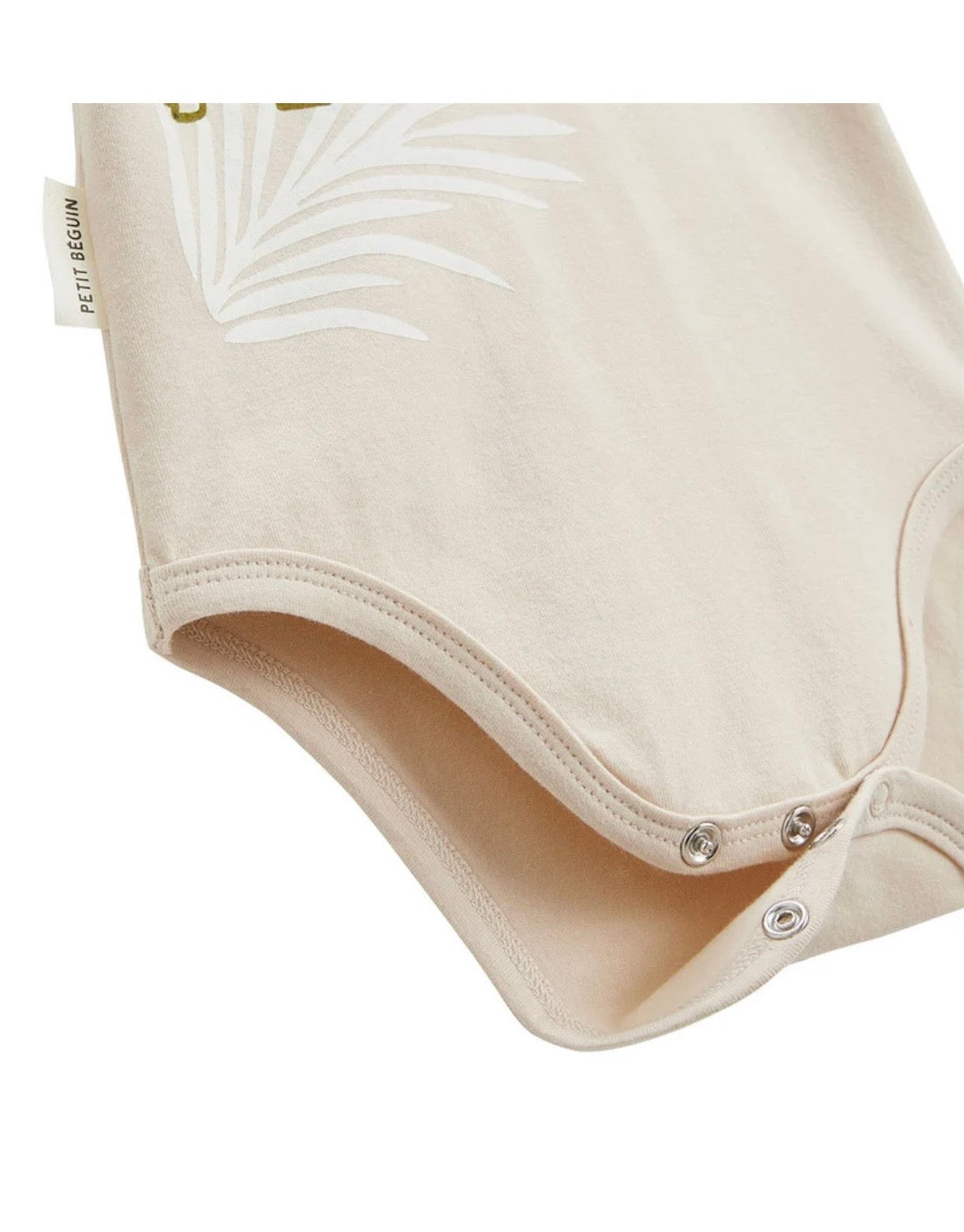 Ensemble 2 pcs Body & short beige kaki garçon