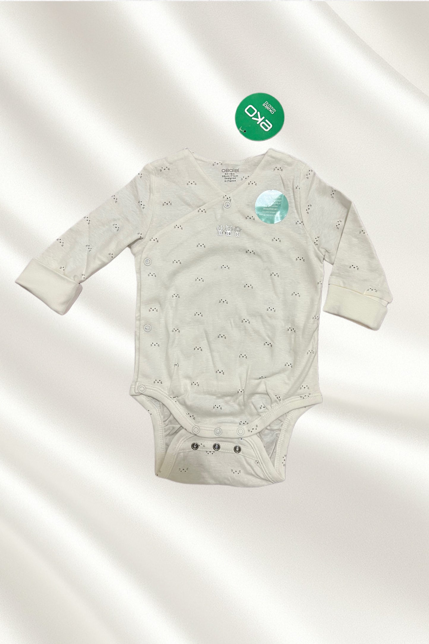 Ensemble 2 pcs Body et pantalon évolutif motif chat