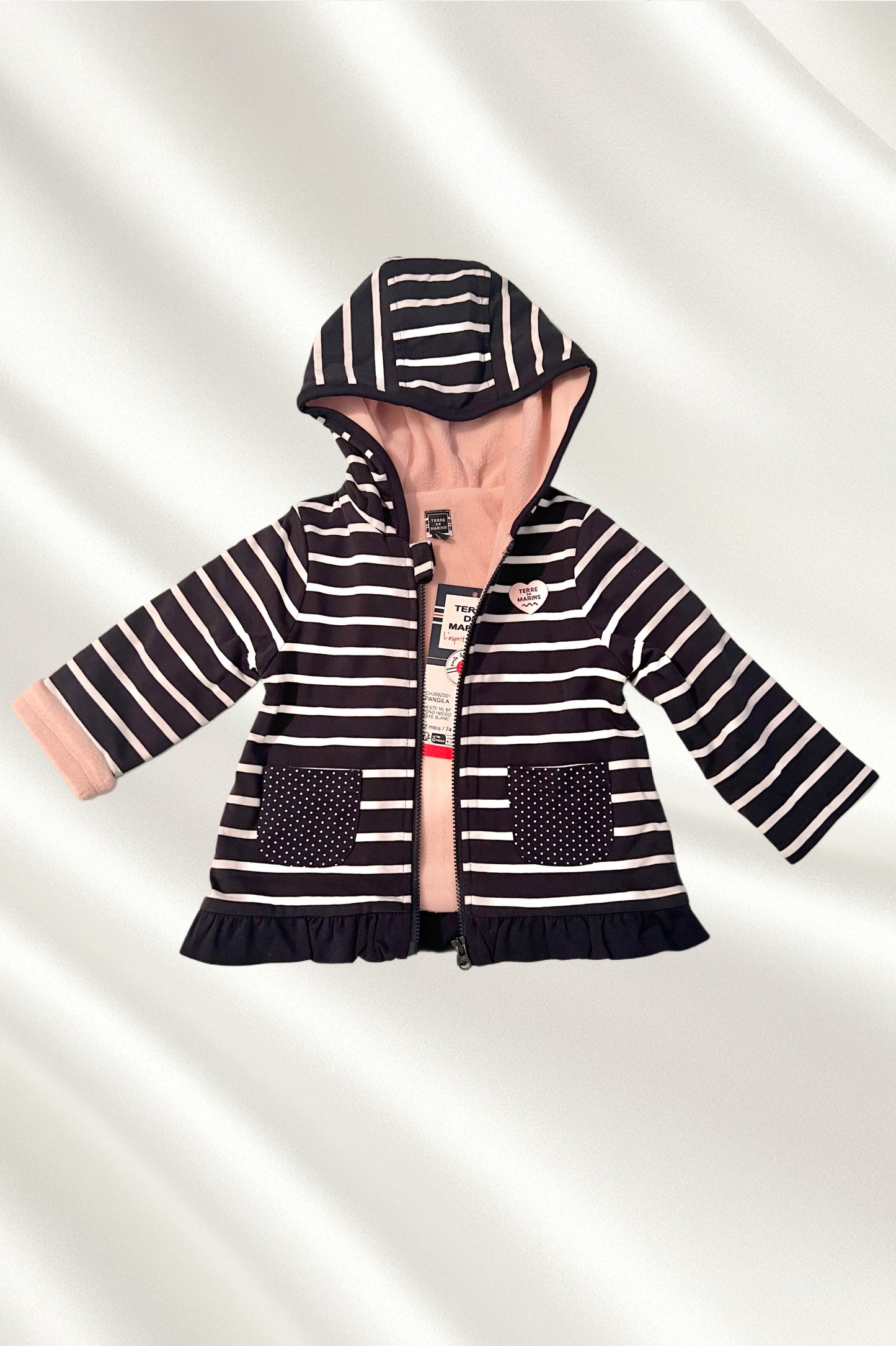 Manteau robe à capuche