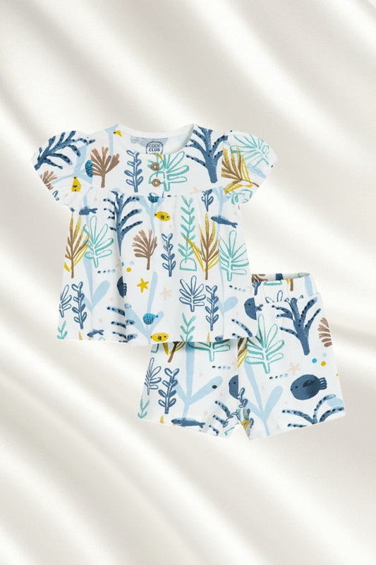 Ensemble 2 pcs à motifs fantaisie